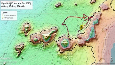 Finaliza con éxito la primera campaña con gliders del proyecto PLANCLIMAC.